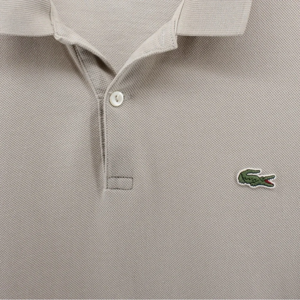 Lacoste‎ L!ve Grey Polo Capsule Tennis Golf Athletic Pickleball 100% Cotton M